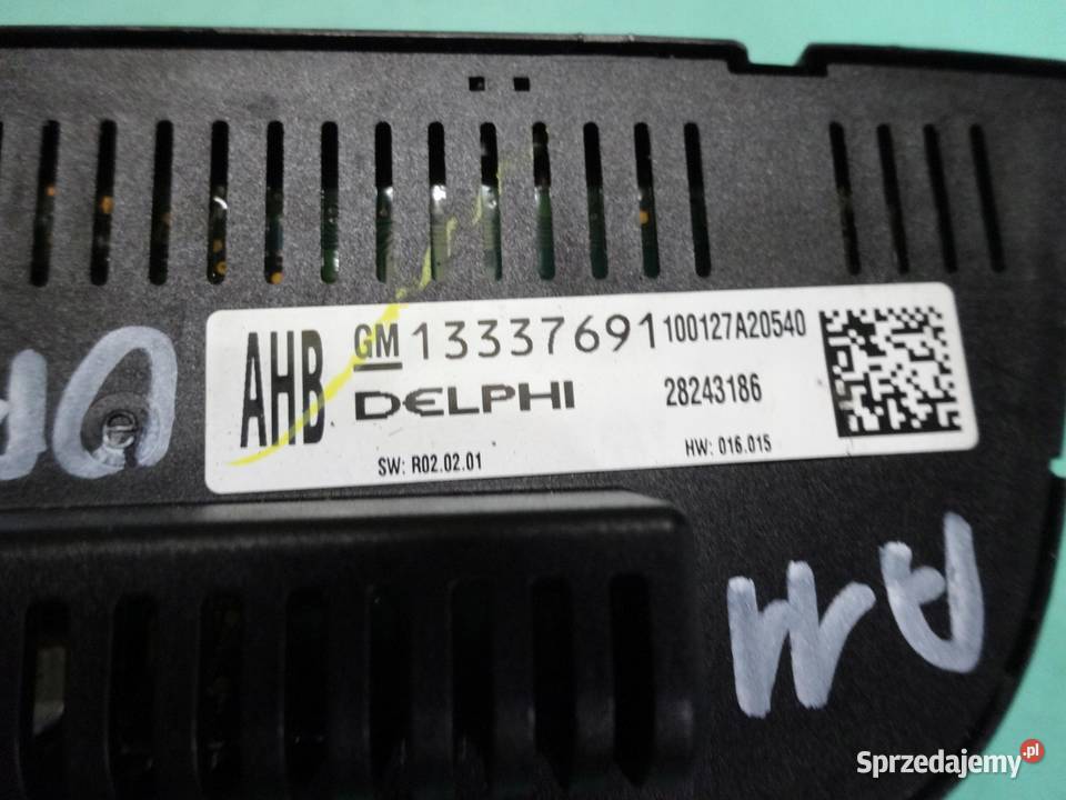 OPEL ASTRA J IV 10r panel klimatyzacji 13337691 Panele sterowania, przełączniki