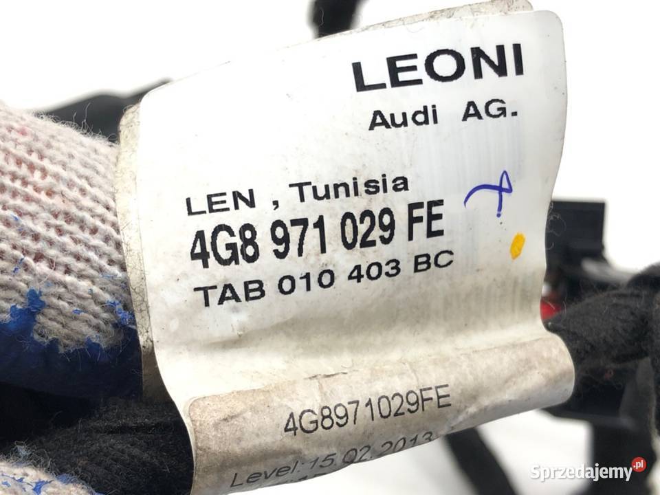 WIĄZKA DRZWI PRZÓD LEWY AUDI A7 4G 4G8971029FE