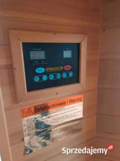 Sauna narożna Kabina infrared podczerwień 220v Sopot