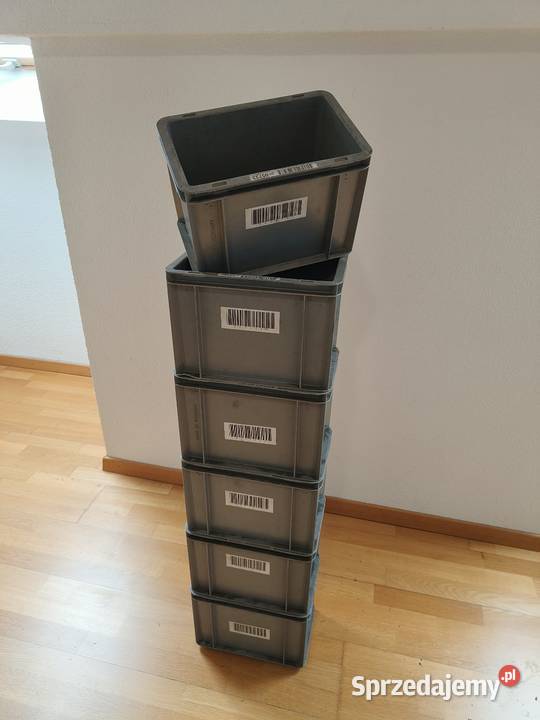 Skrzynki plastikowe do transportu organizacji