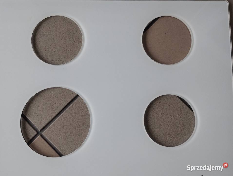 Biała szklana płyta podpalnikowa robocza do śląskie