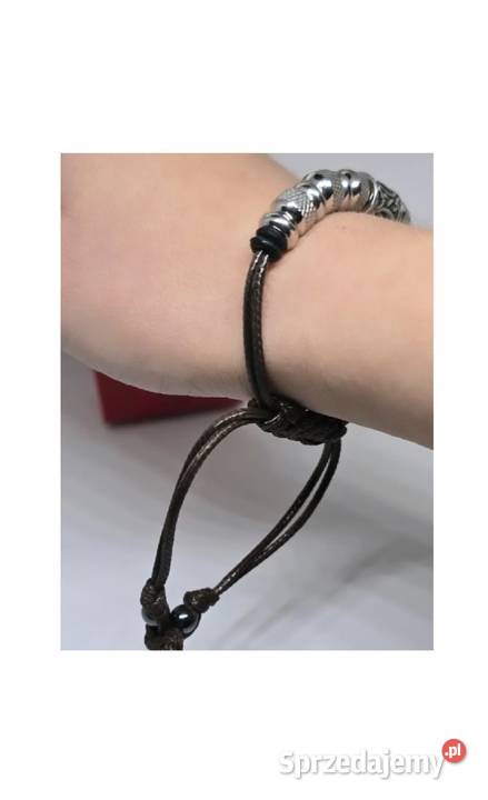 BRANSOLETKA RUNA ALGIZ WYBÓR STAL 316L WIKINGÓW śląskie Katowice