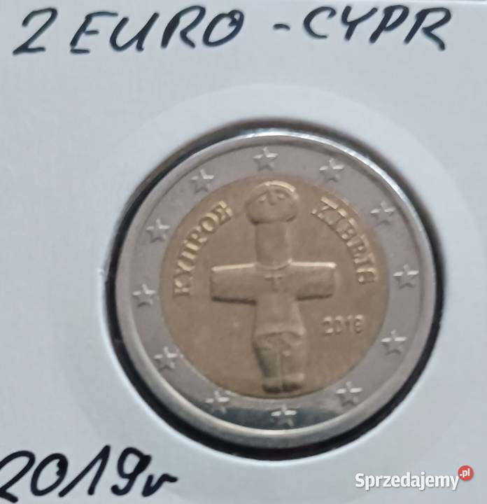 2 Euro Cypr 2019 r wielkopolskie Konin