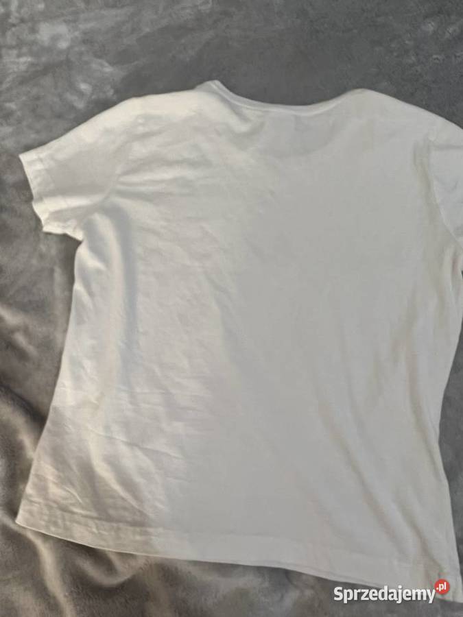 Biały tshirt koszulka bluzka z krótkim rękawem Sport i Wypoczynek Jasło