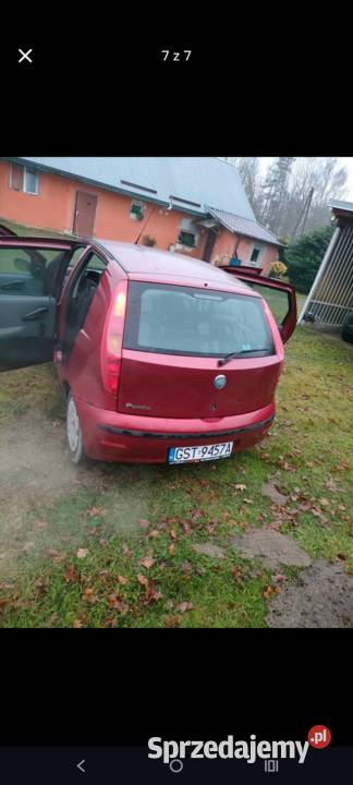 Fiat Punto 2 Rok produkcji 2004 Lisewo