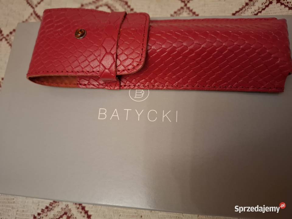 Etui na długopisy Batycki czerwone edycja z mazowieckie