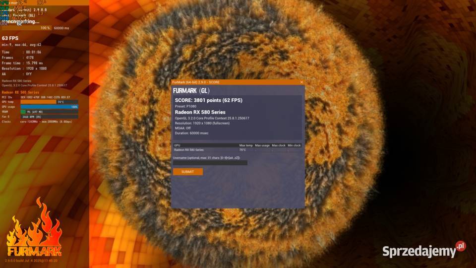 KOMPUTER GAMINGOWY i73770 RX 580 8GB 1080p RGB Ostrów Wielkopolski