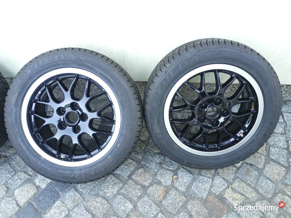 Felgi aluminiowe z oponami BBS 7Jx16 5x112 Strzałkowo sprzedam