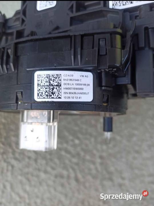 Przełącznik zespolony VW Golf 6 Wyposażenie elektryczne Motoryzacja