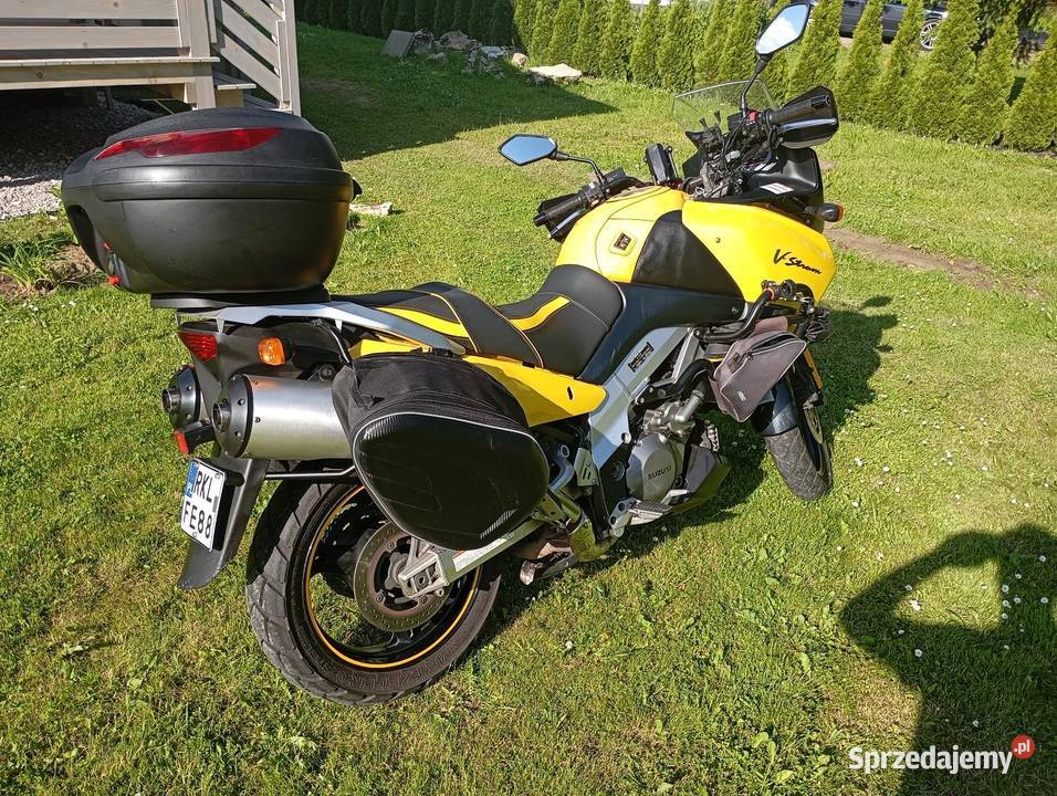 Suzuki Vstrom dL 1000 turystyk żółty Błędowa Tyczyńska