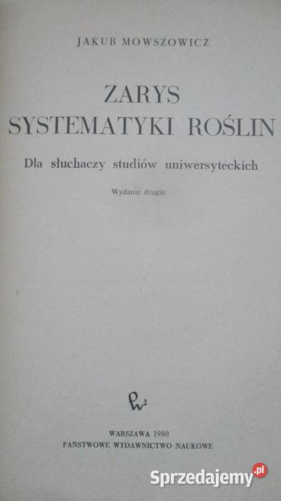 Zarys systematyki roślinSystematyka Łódź
