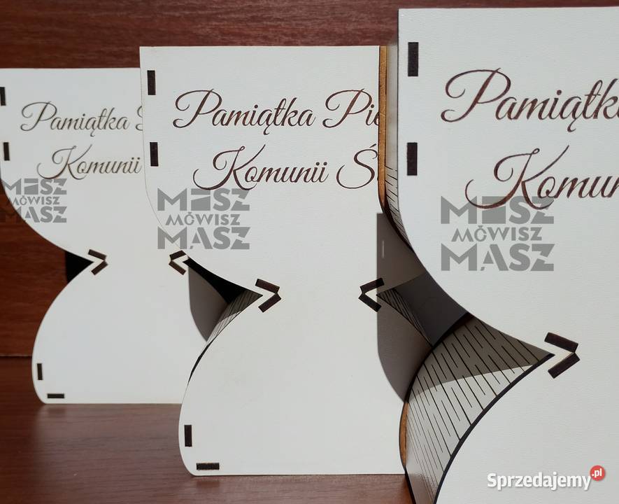 Drewniana Pamiątka Pierwszej Komunii Świętej