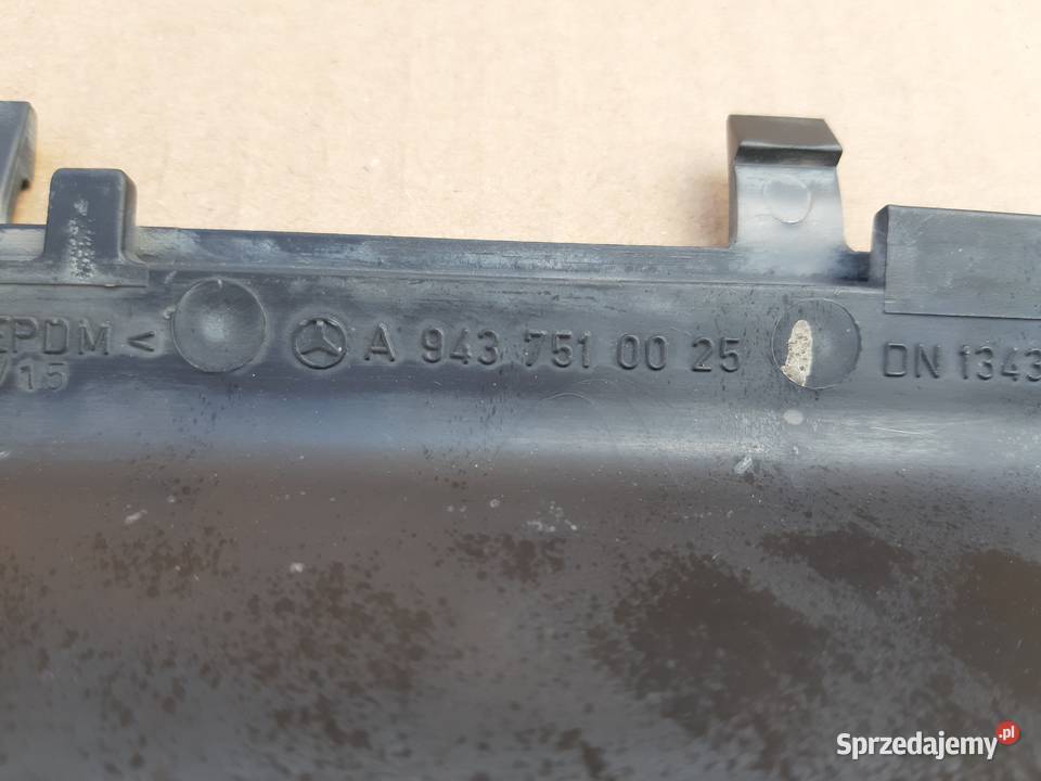 MERCEDES ACTROS LISTWA ATRAPY A9437510025 zderzaki Trzciel sprzedam