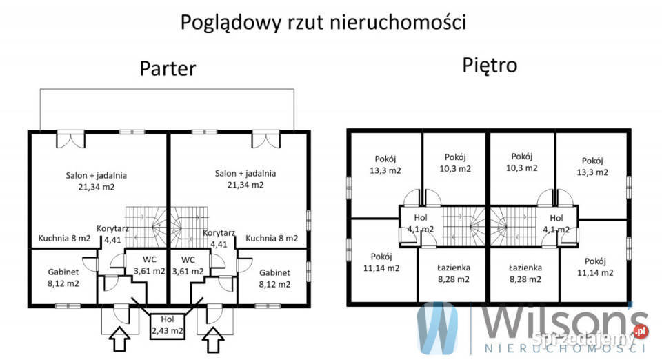 Ogłoszenie dom bliźniak 10151m2 Kąck 101.51m2 Sprzedaż