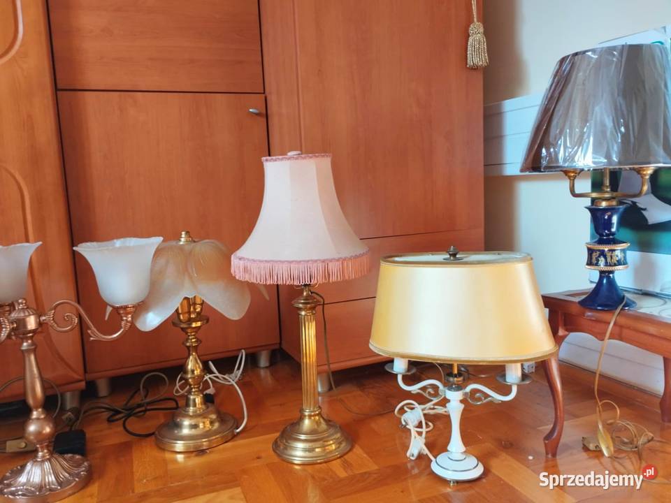 piękne lampy mosiężne i inne wyprzedaż Gorzów Wielkopolski
