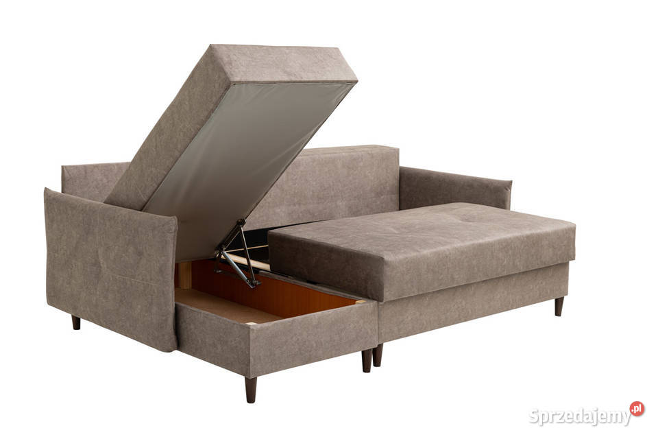 Narożnik Tapicerowany Mały Beżowy LOFT Rzeszów