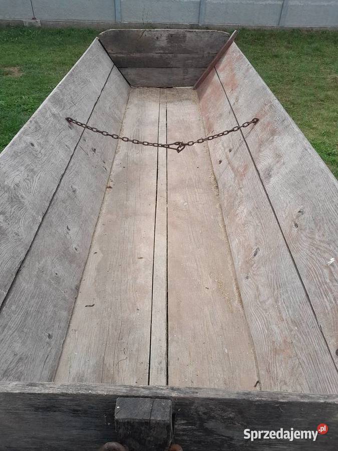 Fura ciągnikiem kompletna gruby materiał nieuszkodzony