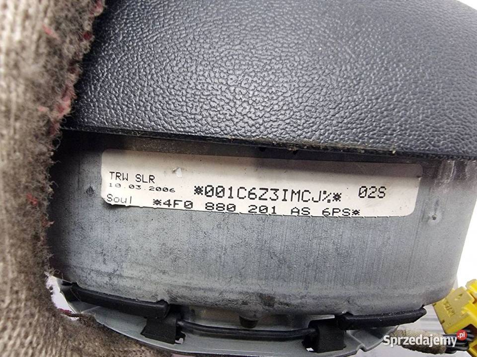 PODUSZKA AIRBAG AUDI A6 C6 4F0880201AS Lipno sprzedam