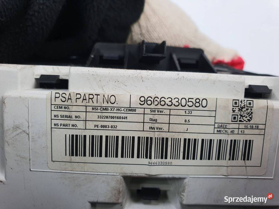 LICZNIK ZEGAR CITROEN C5 9666330580 Lipno sprzedam