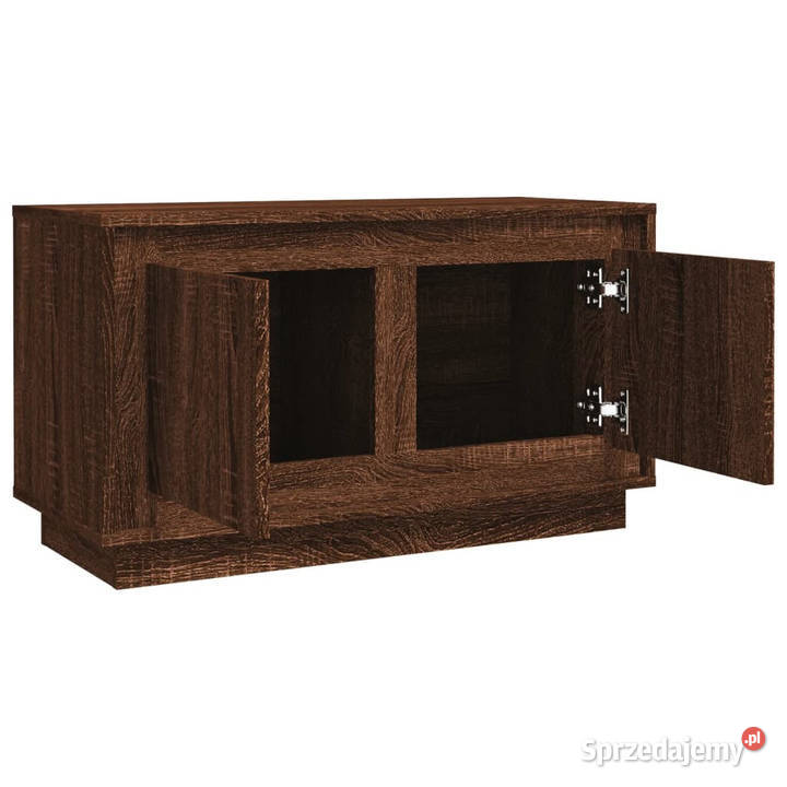 Szafka pod telewizor brązowy dąb 80x35x45 mazowieckie Warszawa