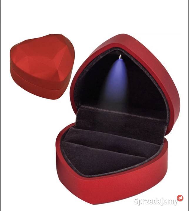 Pierścionek damski rozmiar 20 pudełko LED Kraków