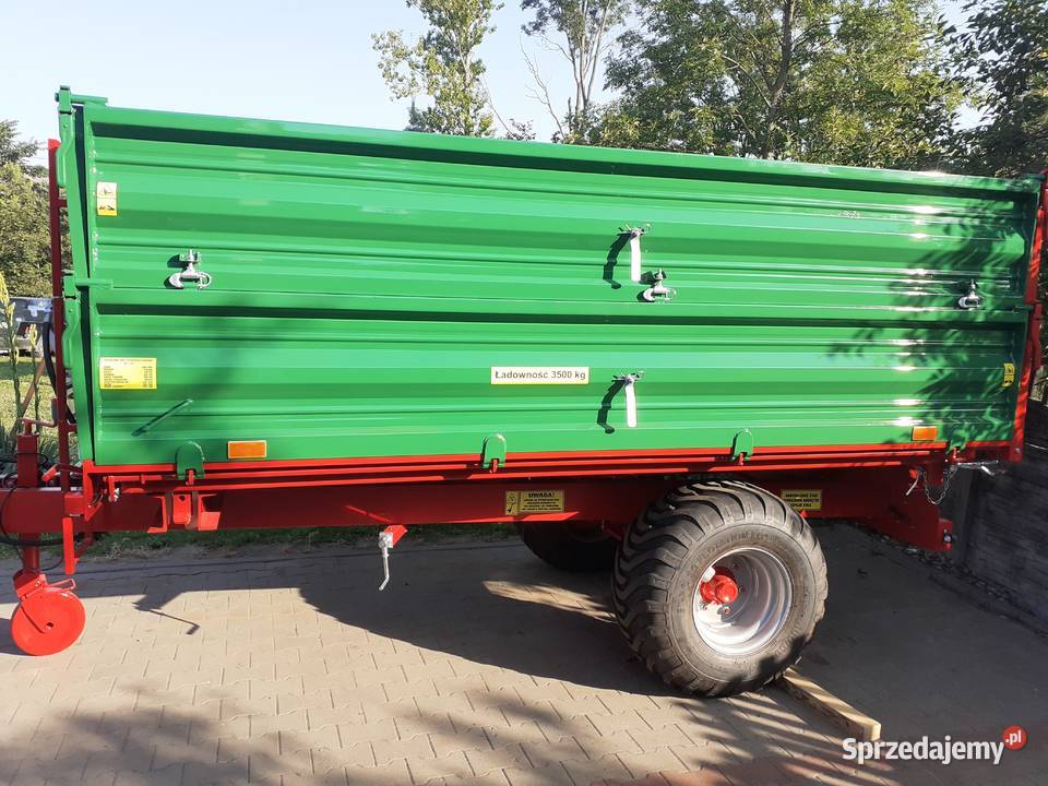 Techmont Przyczepa jednoosiowa T1511 35 t Przyczepy rolnicze Białystok sprzedam