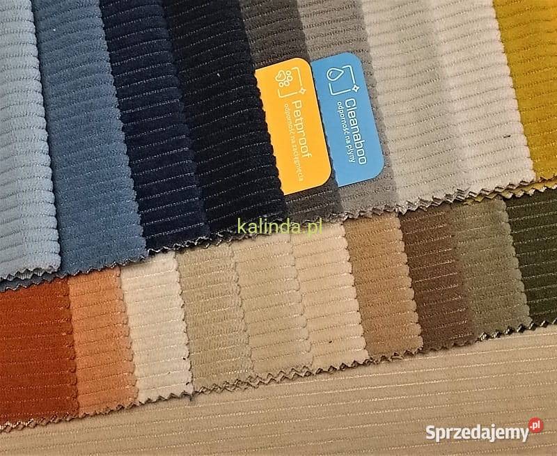 Cord tkanina tapicerska obiciowa sztruks małopolskie Kraków
