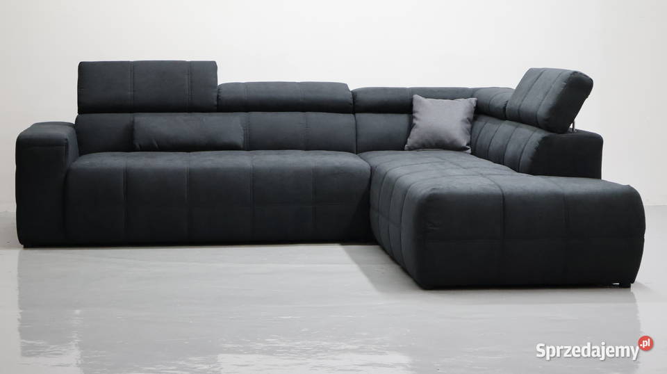 TRD Narożnik grafitowy kolor regulowane zagłowki Poznań