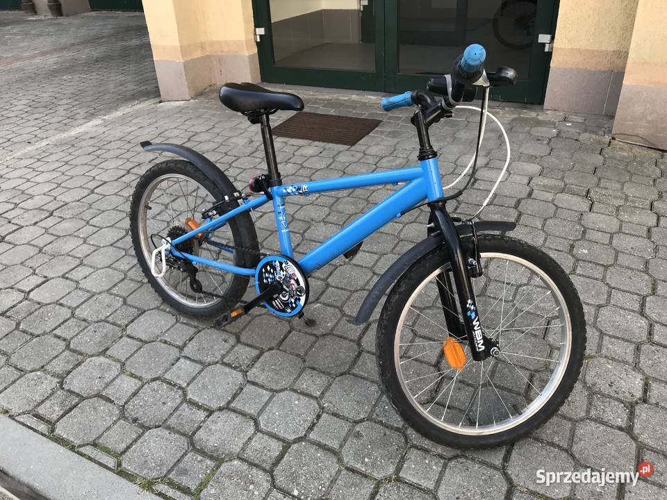 Niebieski rower dziecięcy BTwin 20 Warszawa sprzedam