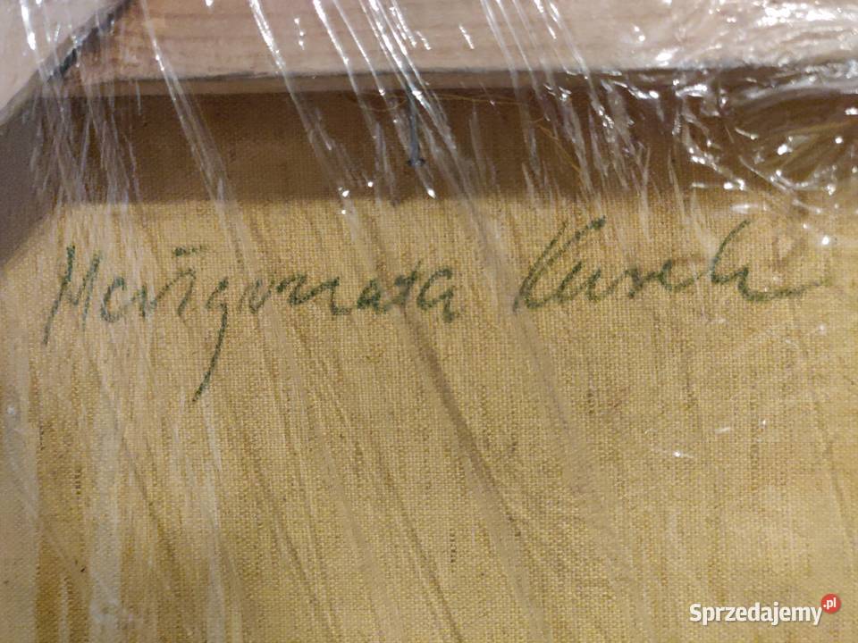 Obraz abstrakcja kształty olej na płótnie duży mazowieckie Warszawa sprzedam