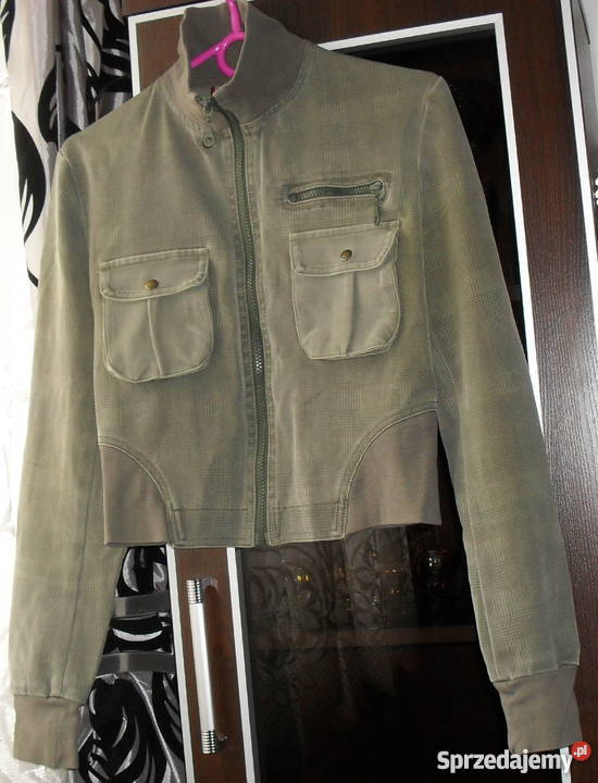 KRÓTKA KURTKA W KOLORZE KHAKI R 38 Łódź