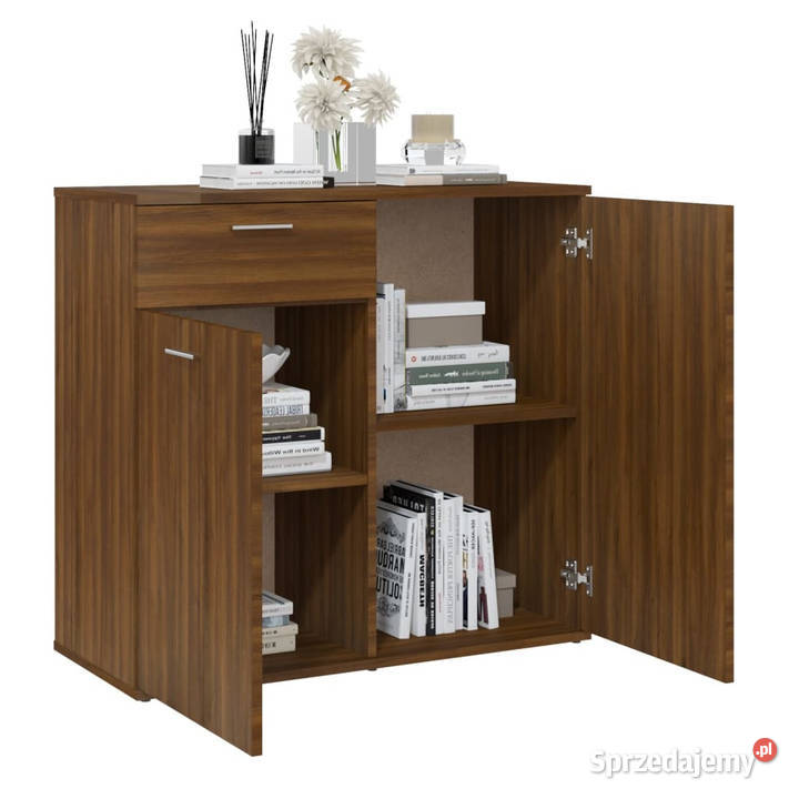 Szafka brązowy dąb 80x36x75 WM815491 Warszawa