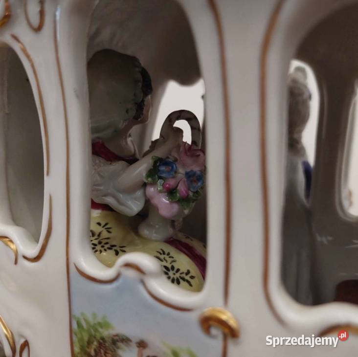 Scheibe Alsbach Porcelanowa Karoca z Figurkami Radom sprzedam