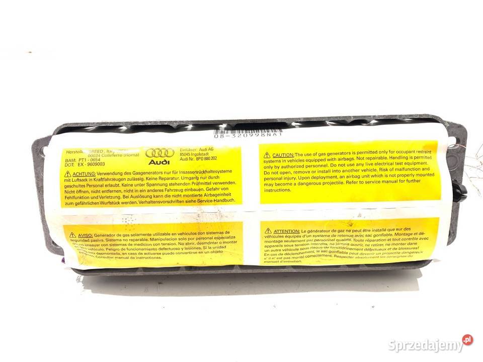 PODUSZKA POWIETRZNA PASAŻERA AUDI A3 8P
