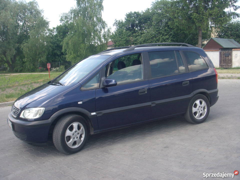 Opel Zafira 18 benzynagaz 7 osobowy welurowa tapicerka