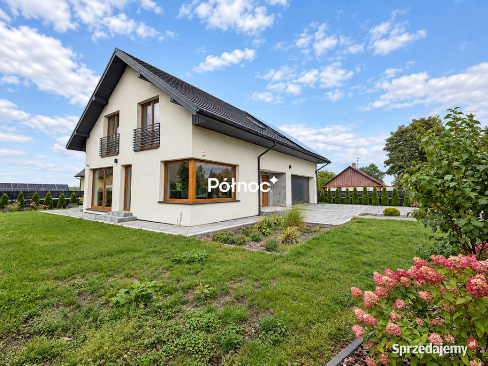 Dom z pompą ciepła i ogrodem zimowym Pokrówka Liczba pokoi 5