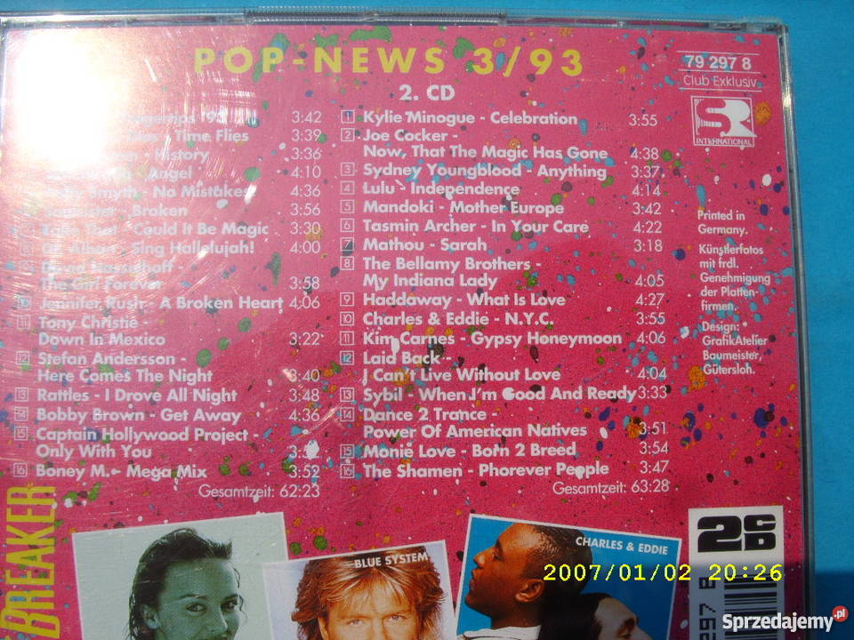 Skladanka CD HITBREAKERPOP NEVS 3932 CD CD Wołów