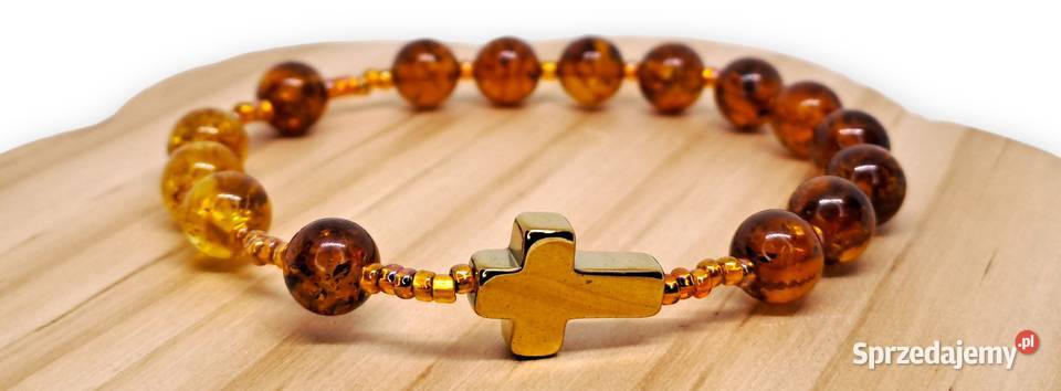 Bransoletka różaniec dziesiątka różańca z