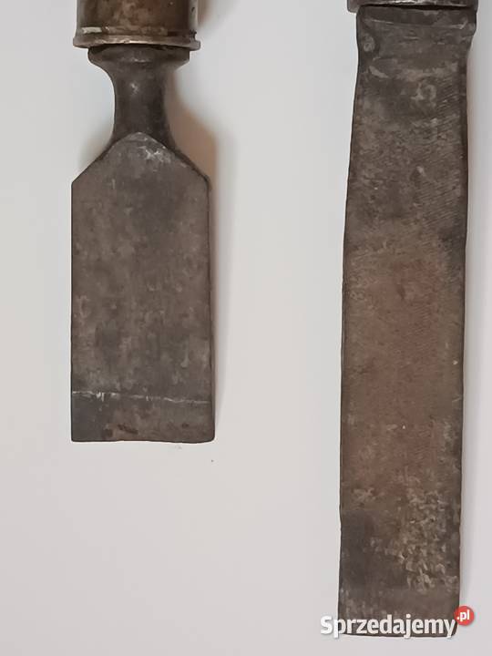 Stare dłuta stolarskie 3 Antyki podkarpackie