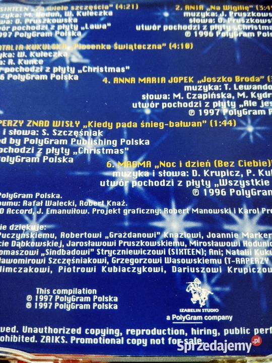 Kolędy Anna Maria Jopek księgarnia Warszawa