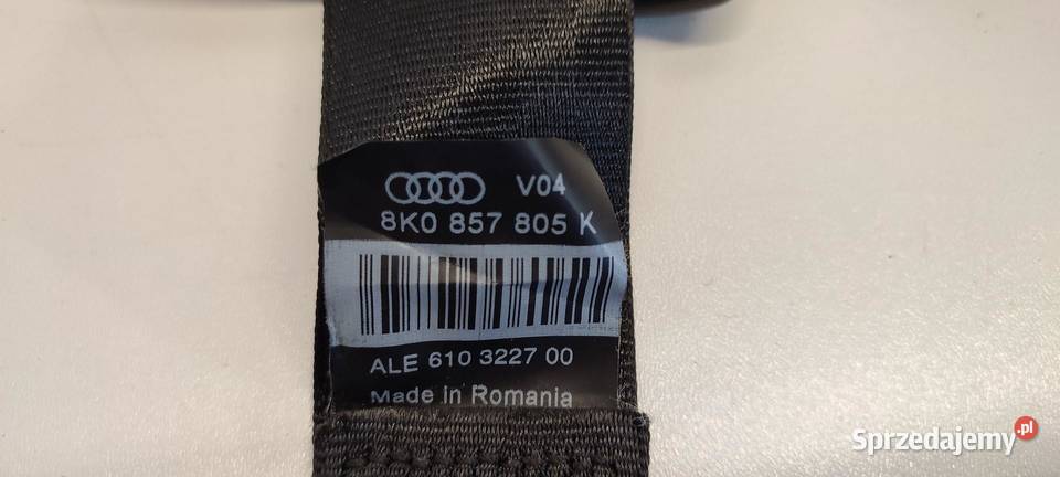 AUDI A4 B8 A5 PAS BEZPIECZEŃSTWA LEWY PRAWY TYŁ sprzedam