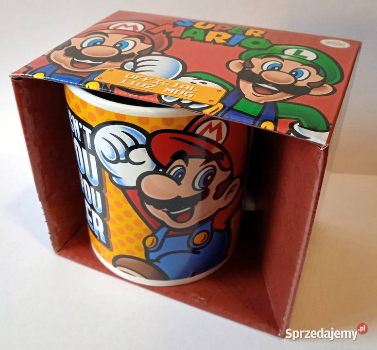 Kubek Gamingowy Super Mario licencja Nintendo
