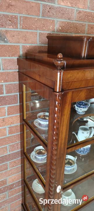 Ekskluzywna serwantka biedermeier antyk Antyki Łagów