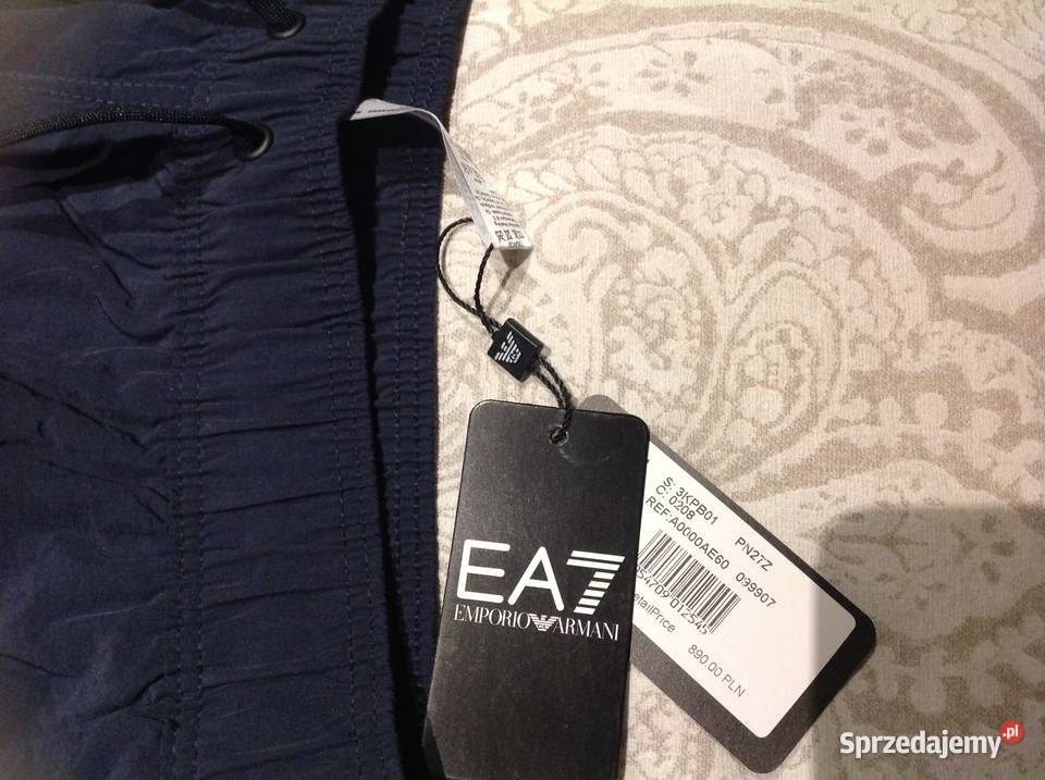 Szorty Spodenki Kąpielowe Męskie EA7 Emporio Nowa Sól