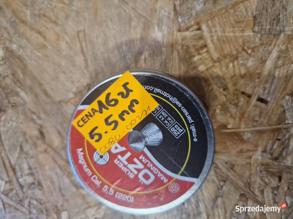 Śrut Diabolo OZTAY Magnum 55 mm 250 ostry wielkopolskie Głogowa