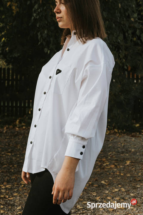 koszula biala oversize łódzkie Łódź