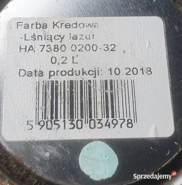 Zestaw Farba kredowa 8 puszek 200ml lśniący