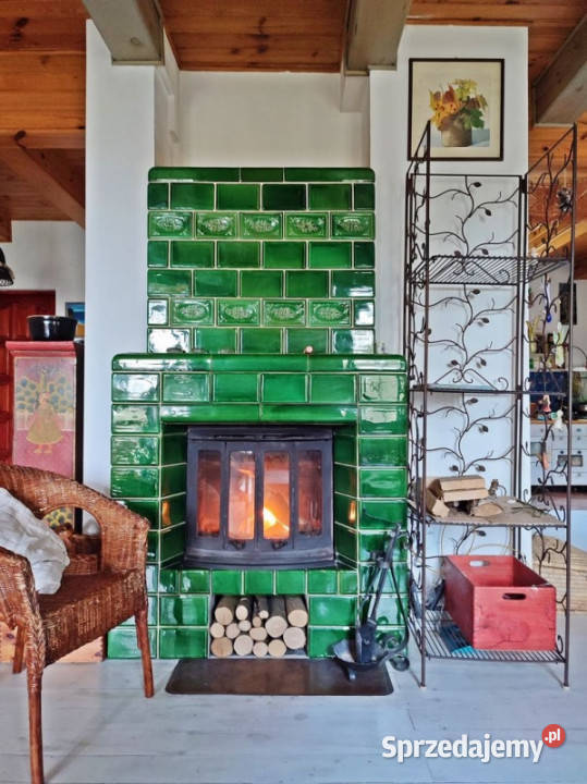 Drewniany dom w małej wiosce w lesie 35 centrum 13000m2 Dębe Wielkie