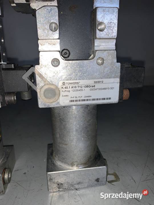 Tunkers K 40 A10 T12 135Grad Pneumatic clamp Warszawa