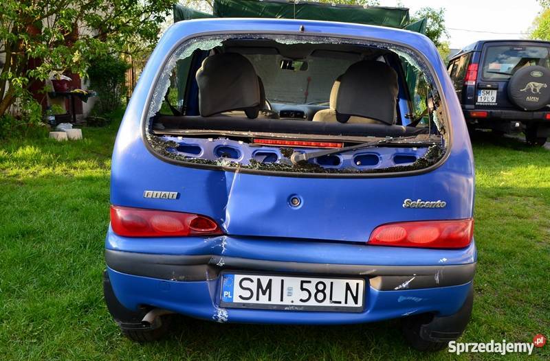 Fiat Seicento 1100 2003 benzyna uszkodzony Mikołów